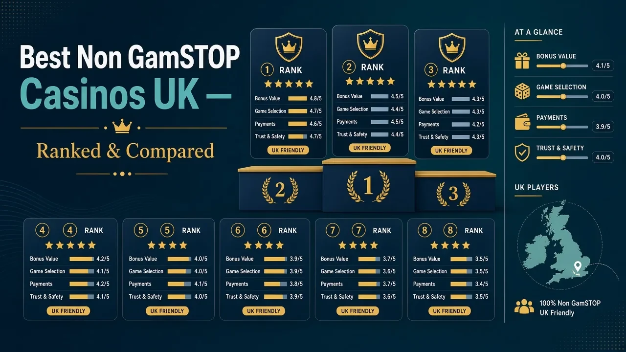 Best Non GamStop Casinos UK